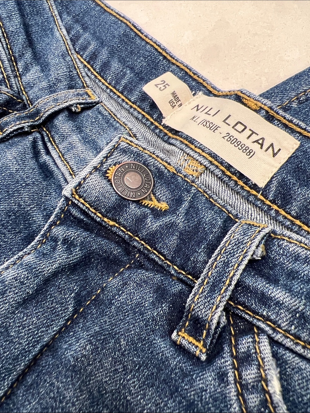 Nili Lotan Blue Denim Jeans - Picture 15 of 16